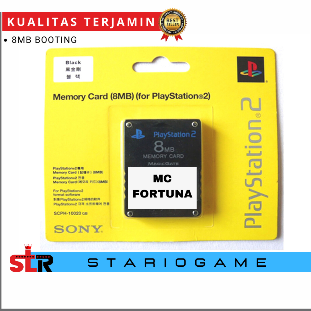 MC Booting ps2 8mb ps2 fat MC boot fortuna ps2 slim SCPH 90006