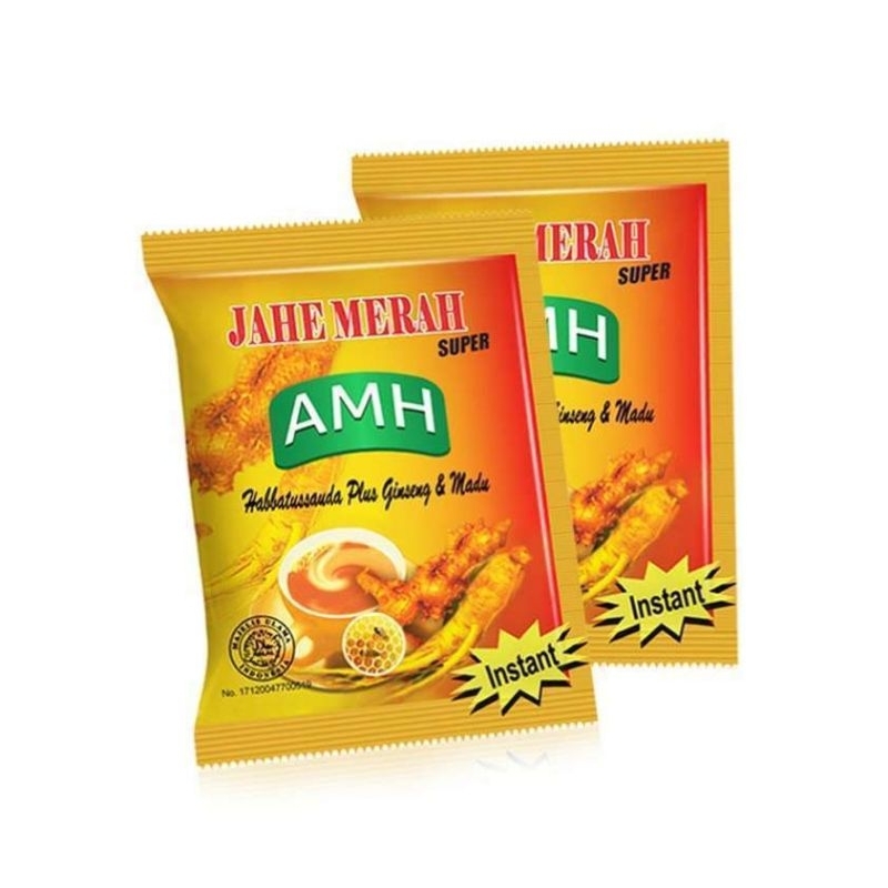 

Jahe merah AMH, herbal (instan) 1renceng/10 sachet