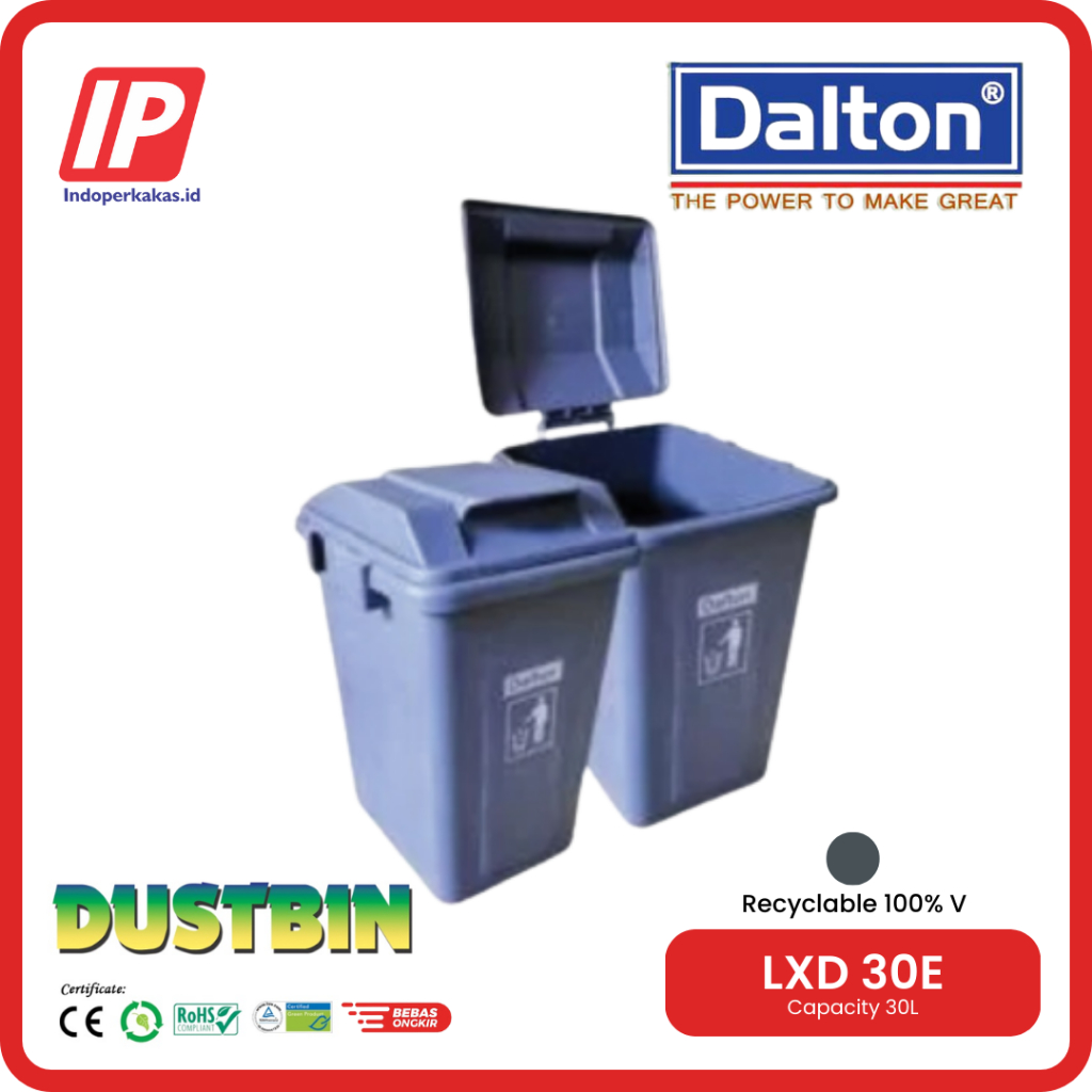 Tempat Sampah Dalton Tong Sampah Plastik 30 Liter