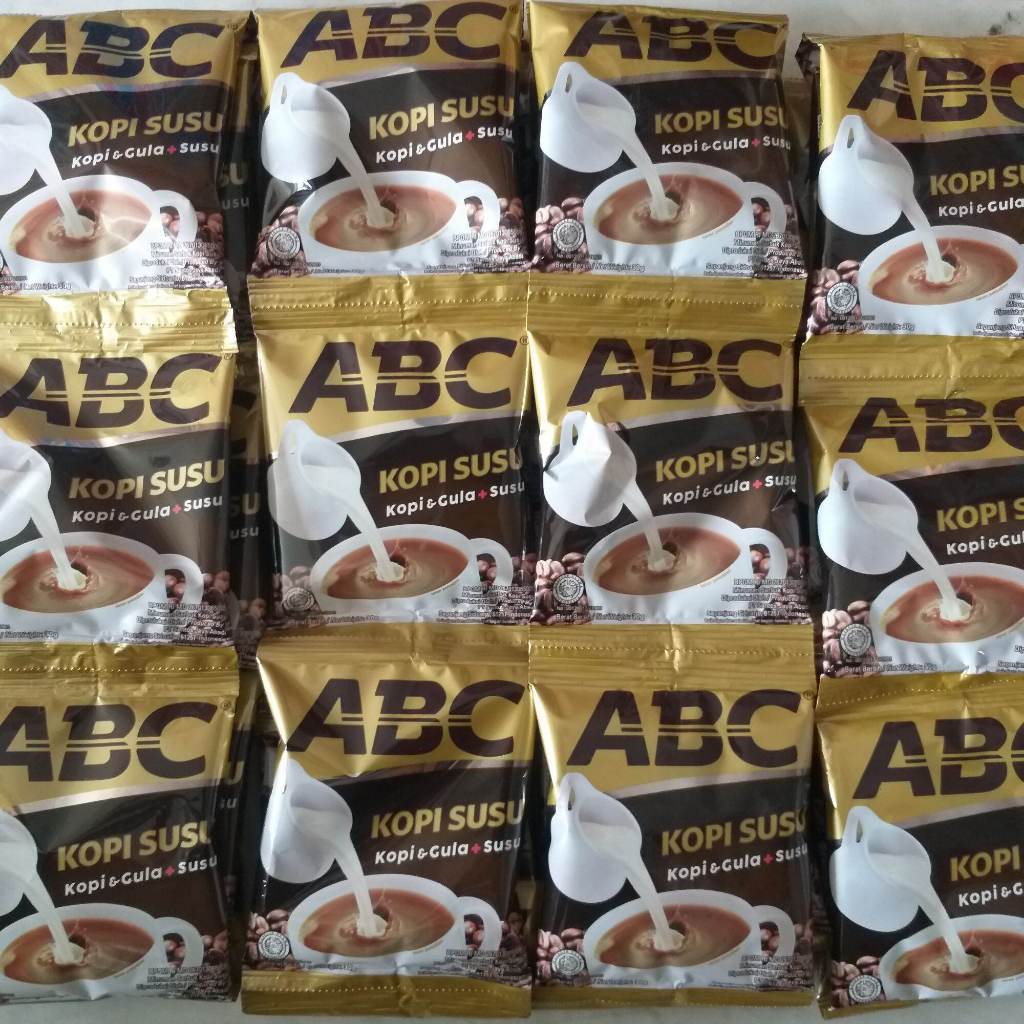 

Kopi ABC susu 1 renceng 10 bks