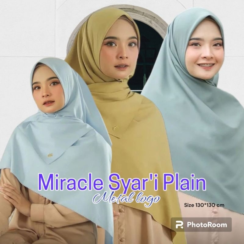 Voal Miracle Syar'i plain umama scarf