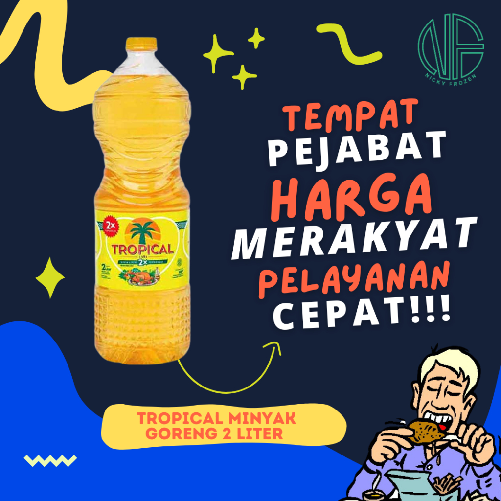 

MINYAK GORENG TROPICAL 2 LITER (BOTOL)