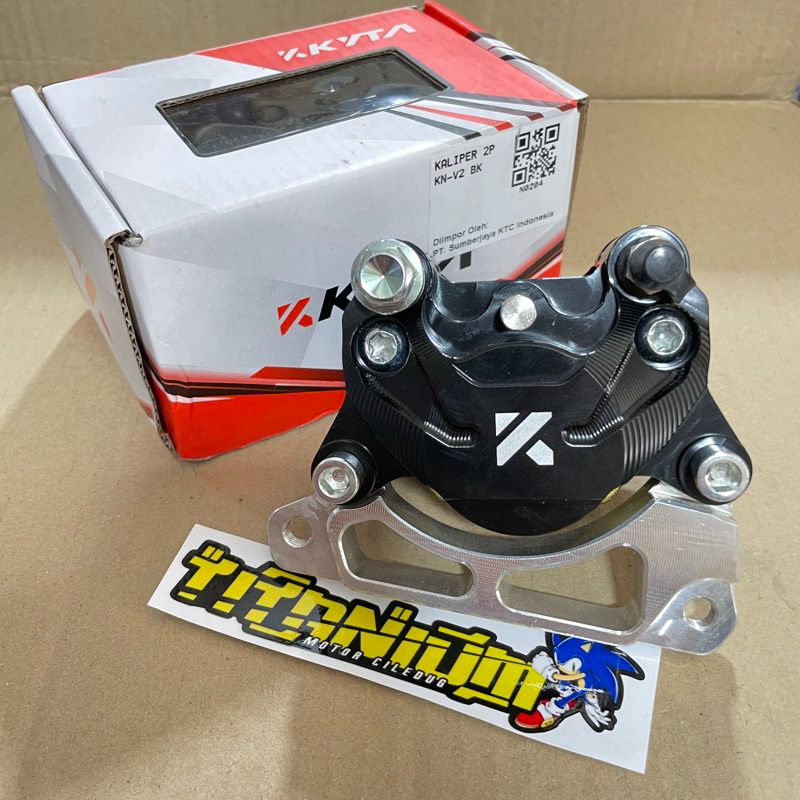 KALIPER KTC KYTACO 2 PISTON 220MM VARIO 125 VARIO 150 BEAT FI SCOOPY BEAT KARBU VARIO 110 FI VARIO 1