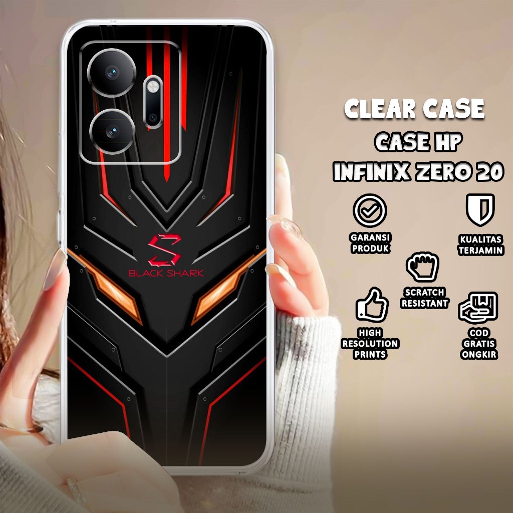 CASE Infinix ZERO 20 TERBARU 2023 Motif [BLACK SRACK] TERLARIS CASING Infinix ZERO 20 TERBARU SOFTCA