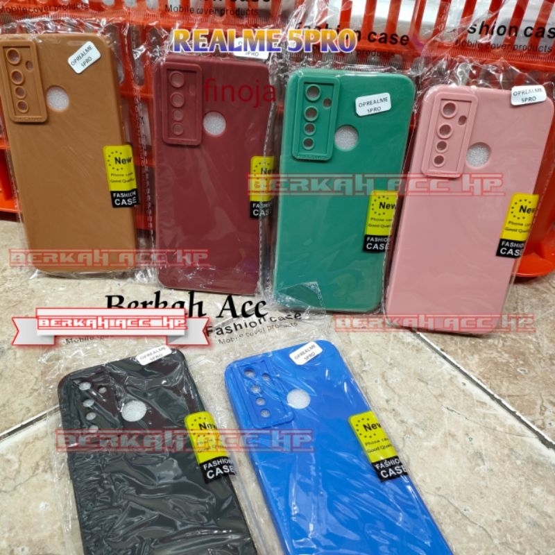 soft Case macaron Protect Camera REALME 5PRO  Square edge