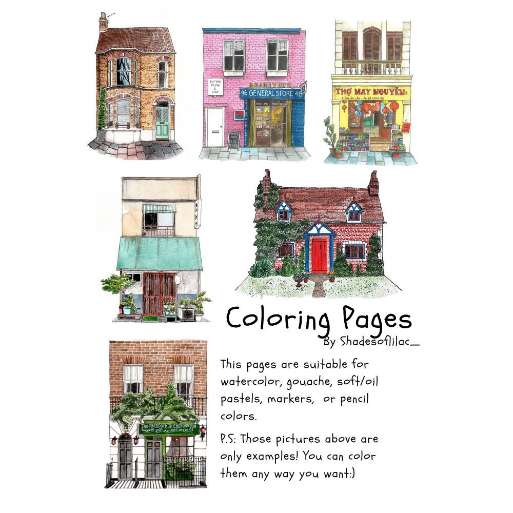 

SHADESOFLILAC SOL Coloring A5 SET - Buku Mewarnai
