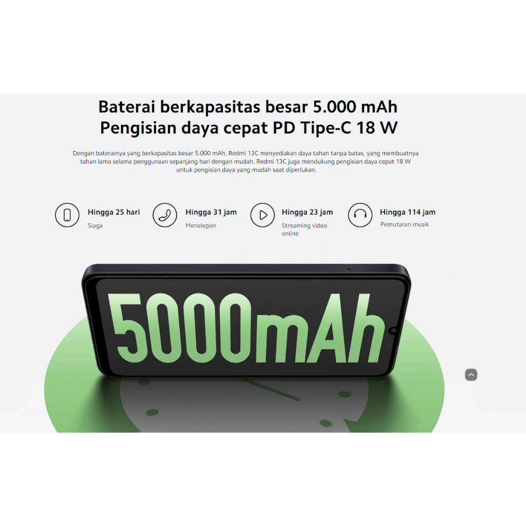 Xiaomi Redmi 13C | Kamera AI 50 MP 16 GB RAM* Layar besar 6.74