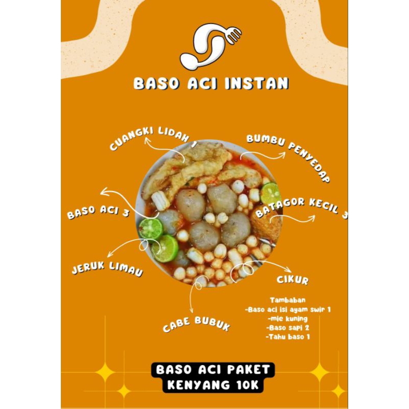 

Baso aci paket kenyang