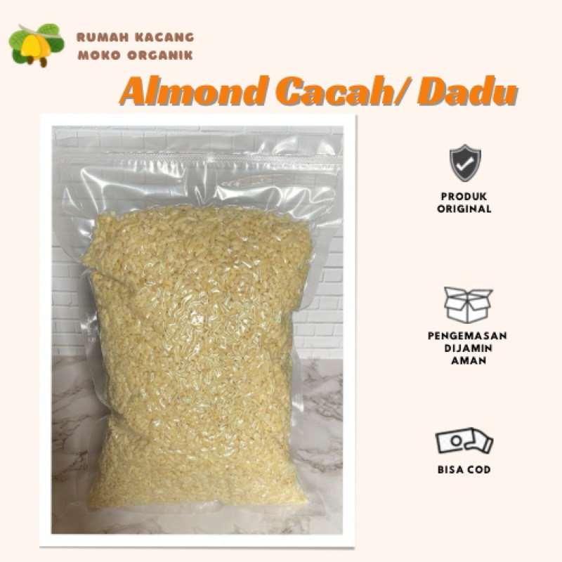 

Almond Cacah Dadu 1 Kg (Mentah)