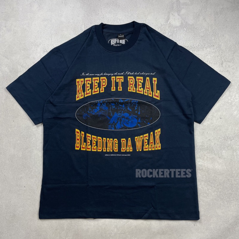 KEEP IT REAL X BRUCKLESS - BLEEDING DA WEAK | OFFICIAL MERCHANDISE COLLABORATION