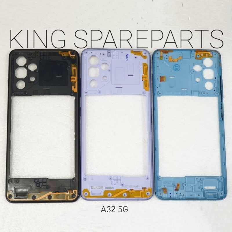 BEZZEL BAZEL BEZEL TULANG MESIN TENGAH SAMSUNG GALAXY A32 5G A326