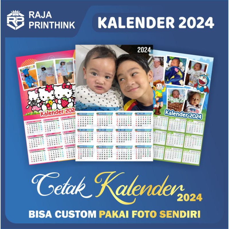 

Kalender Custom 2024 Pakai Foto / Cetak Kalender 2024 Custom Unik / Kalender Keren Ekslusif / Kalender 2024 Murah