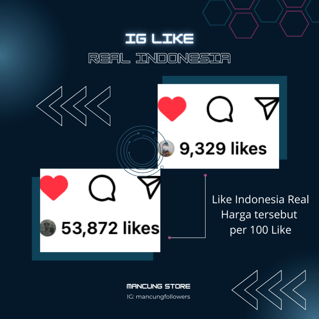 Like IG Indonesia real 100%