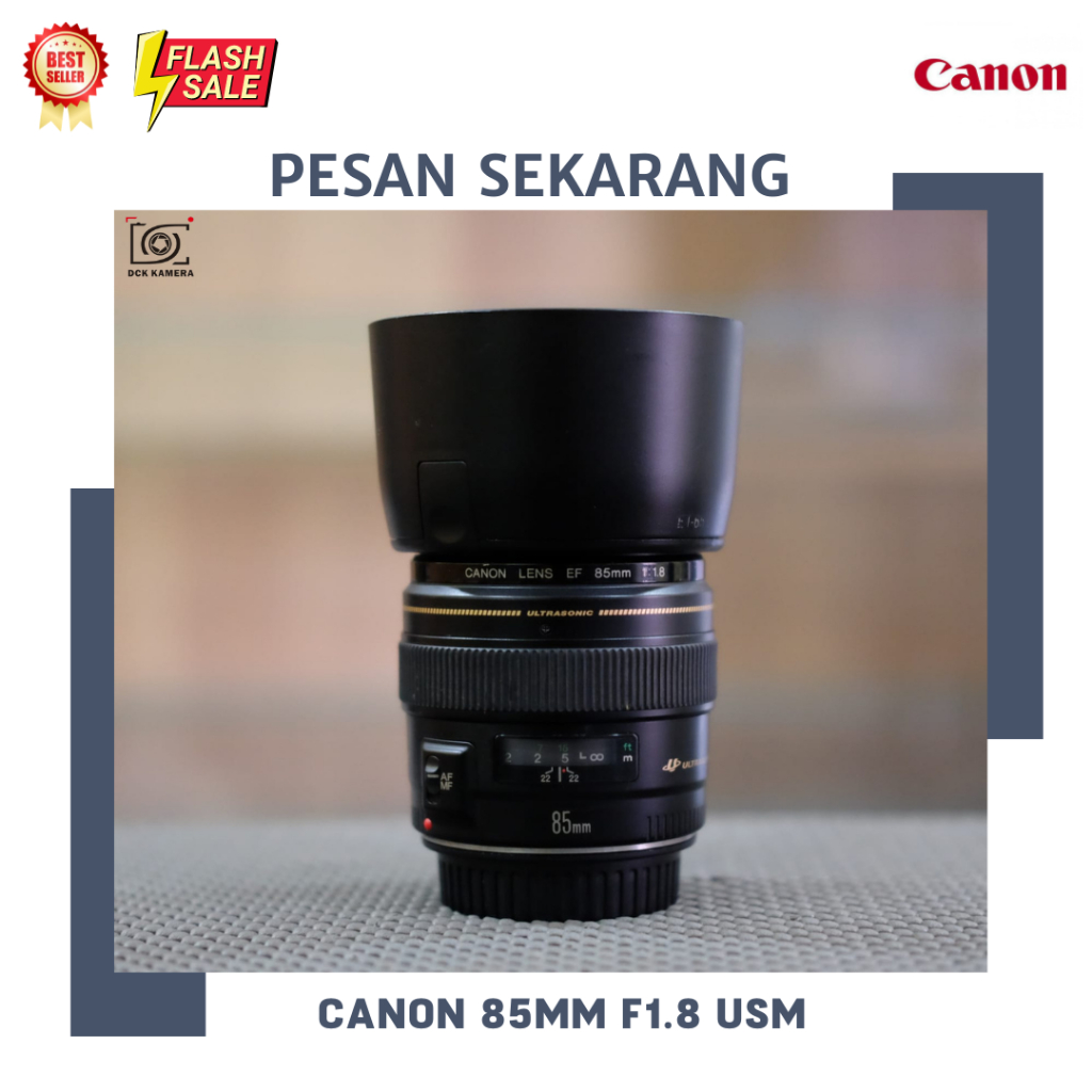 LENSA FIX CANON 85MM F1.8 USM