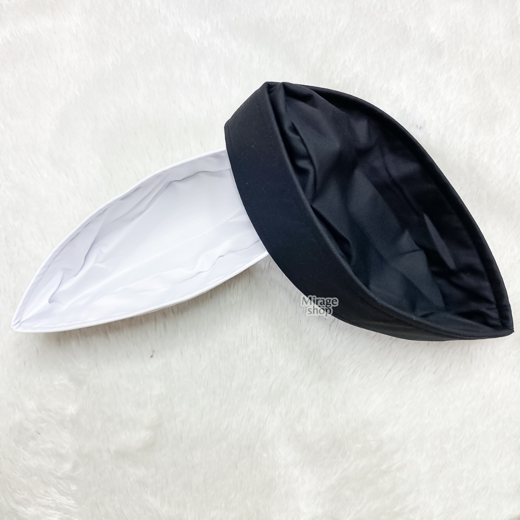 Peci Anak Laki Laki Polos Hitam & Putih Kopiah Cowok