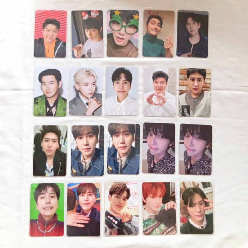 Super Junior Photocard Official Pink Christmas The Road Celebration When We Were Us SJ Suju SS6 Siwo
