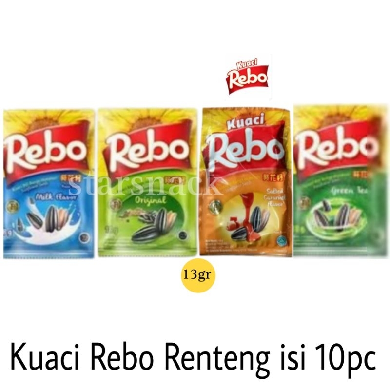 

Rebo Kuaci milk caramel green tea 12gr isi 10sachet