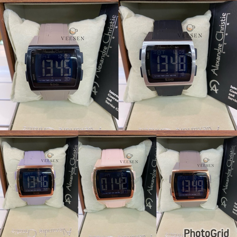 Jam Tangan Alexandre Christie Ac Digi 9343 Original Pria