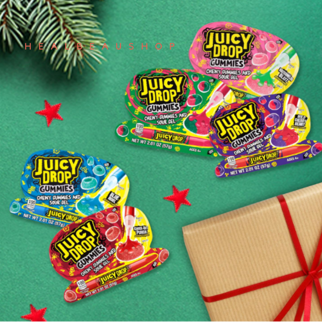 

Juicy Drop Gummy Chewy Candy Fruity Flavors Sour Gel Pen Ori US