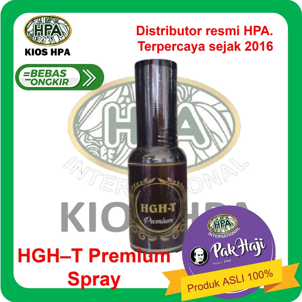 HGH-T Premium HPA Pak Haji - Herbal untuk Peremajaan Tubuh dan Masalah Generatif