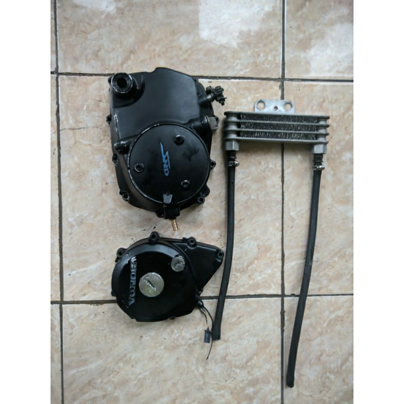 blokk kupling supra x125/karisma set oil cooler