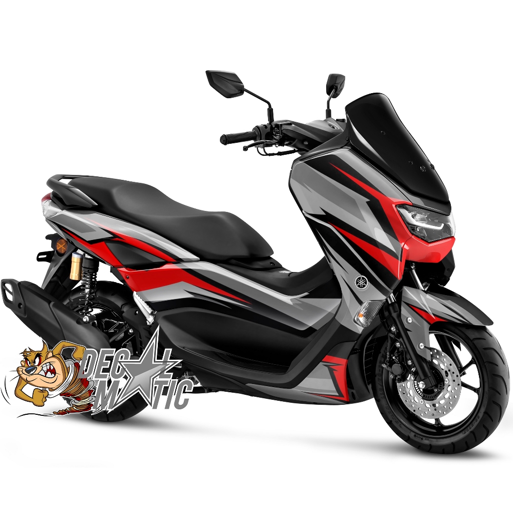 Decal Nmax Full Body Sticker Yamaha N-Max old 2015 2016 2017 2019 New 2020 2021 2022 Grafis Merah