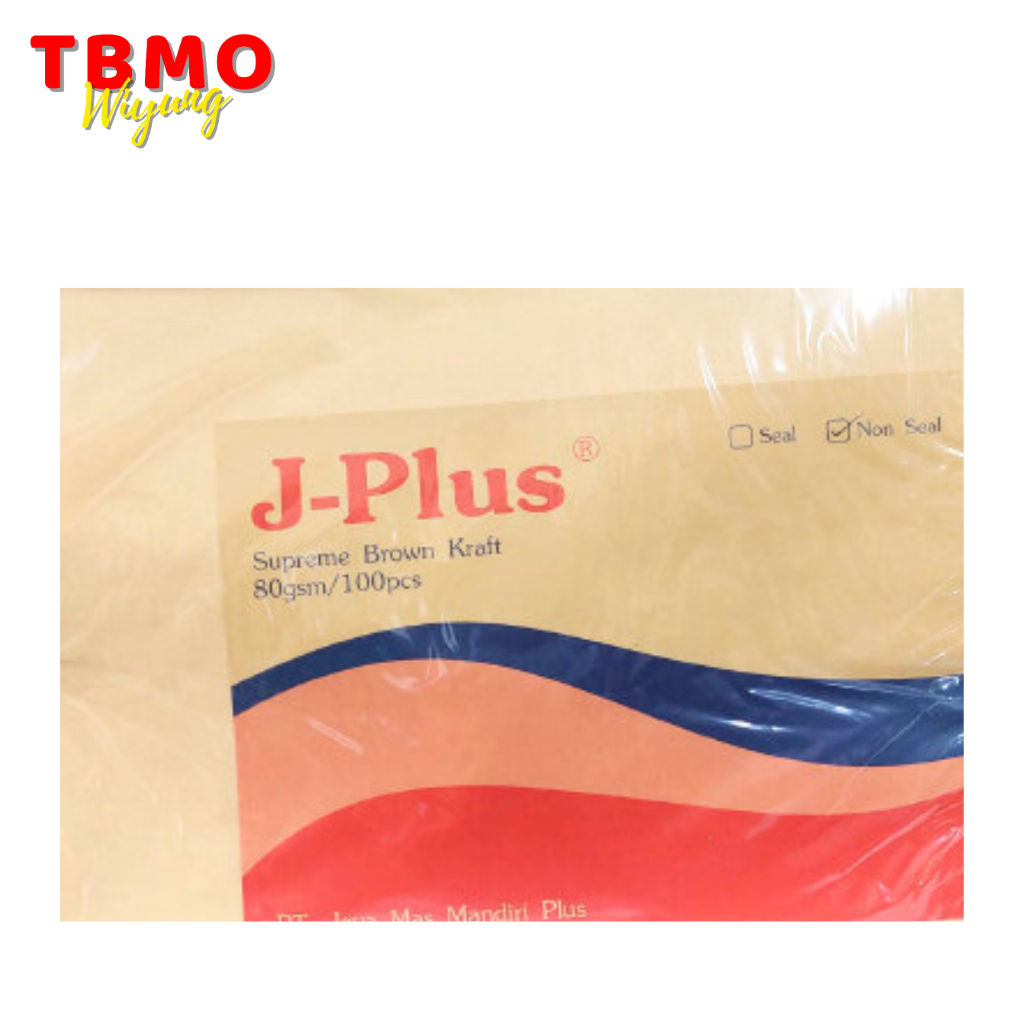 

TBMO Amplop Coklat E J-PLUS Non Seal Isi 100