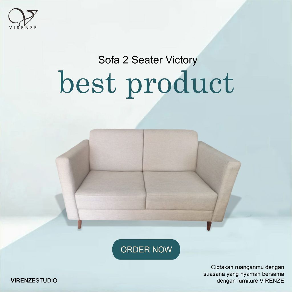Sofa 2 Seater Victory Virenze Jakarta Bogor Sentul Bekasi Cikarang Kawarang Tangerang Bandung Purwak