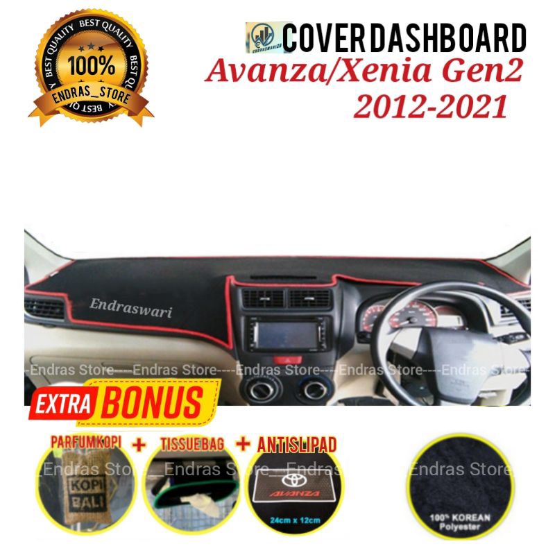 Cover Dashboard Avanza 2012-2021 Pelindung Dashboard Mobil