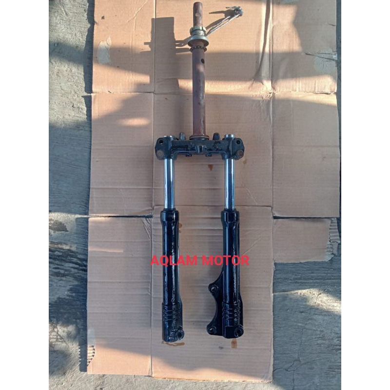 Shock depan motor Yamaha X-Ride 115 set segitiga / Original copotan