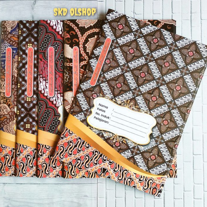 

Best Produk Sampul buku tulis Batik ukuran BOXY maxy besar ukuran Buku Campus isi 10 lembar Ready Stock