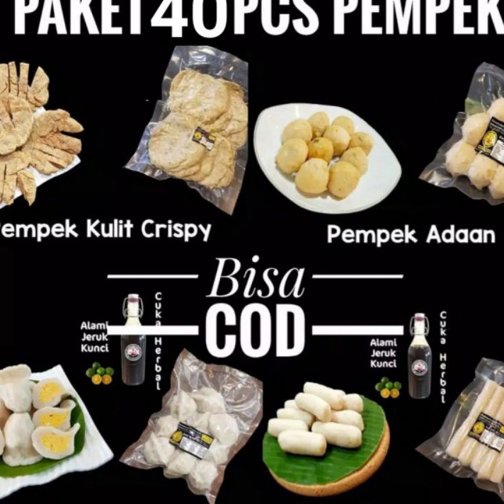 

Terbaru PEMPEK PALEMBANG KECIL PAKET CAMPUR 40PCS + CUKO Ready