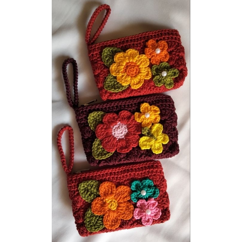 Dompet Rajut Kecil /Dompet Handmade Kekinian/Dompet Koin Rajut