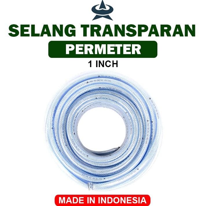 Ready GEMUK Selang Air 1 Inchi / selang 1 inchi / Selang transparan Serat Tali 1" / Selang Permeter 