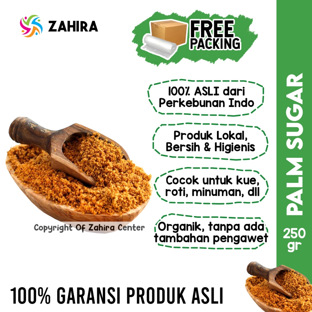 

Gula Aren Asli 250gr Palm Sugar Premium Organik Kualitas Export Gula Palem Gula Merah Brown Sugar