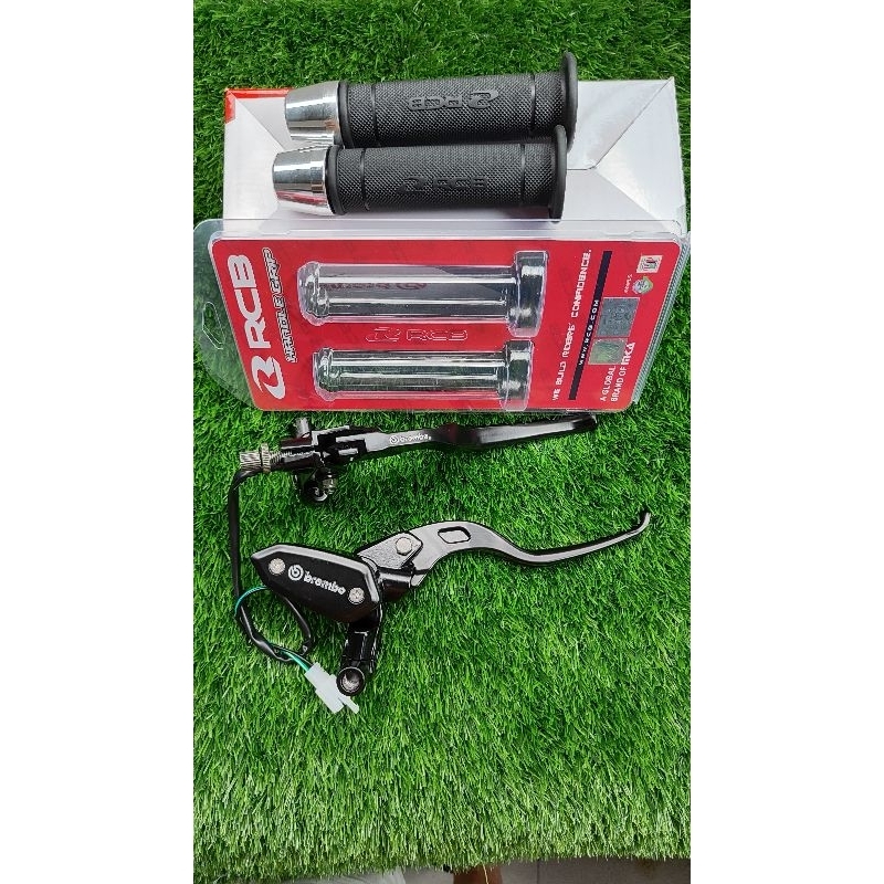 Paket hemat discon handle rem master rem universal oval model RCB plus handgrip rcb hg55 plus jalu s