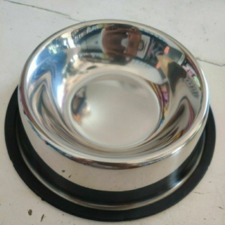 Mangkuk makan kucing & anjing stainless