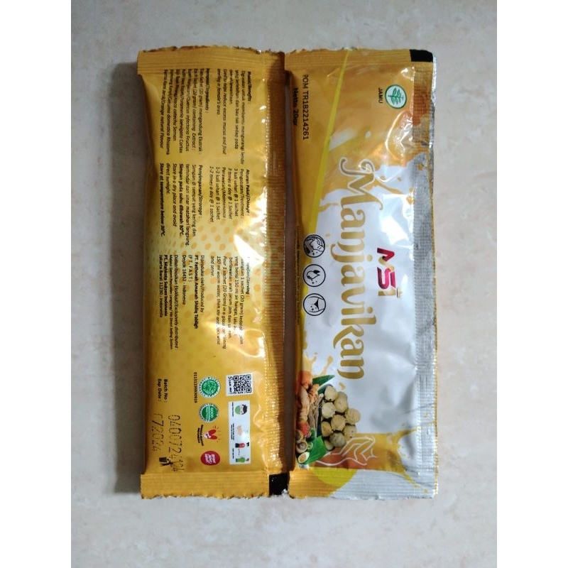 

Manjakan Dirimu Dengan Jamu RasaJeruk 1Pcs(1Sachetx20gram)