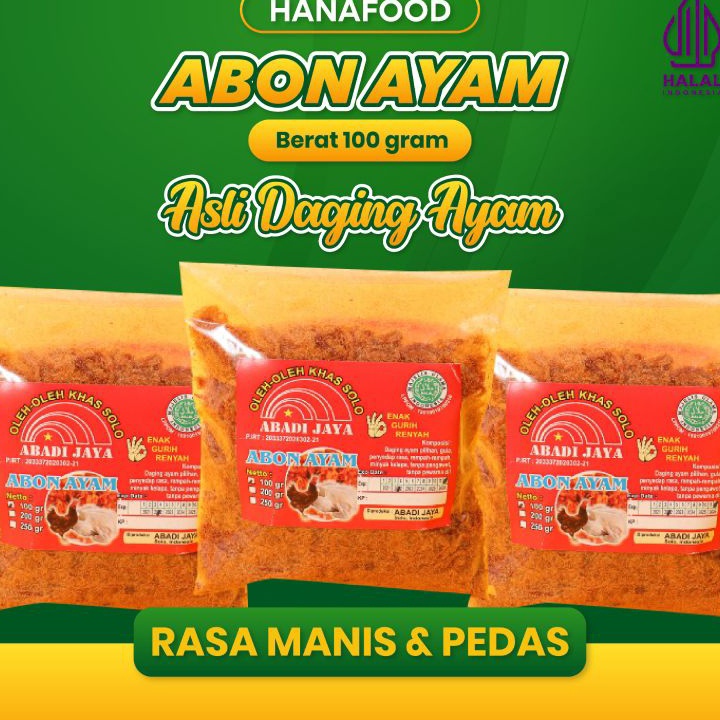 

Murah Banget ABON AYAM ORIGINAL & SPICY | ABON AYAM RASA ORIGINAL DAN RASA PEDAS | A011 ➧➣✩✸