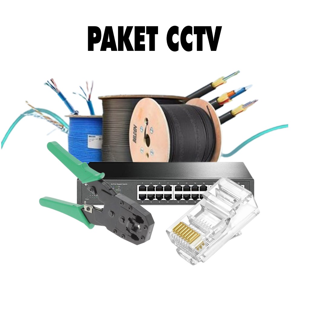 Paket CCTV Hub 24 Port Lengkap