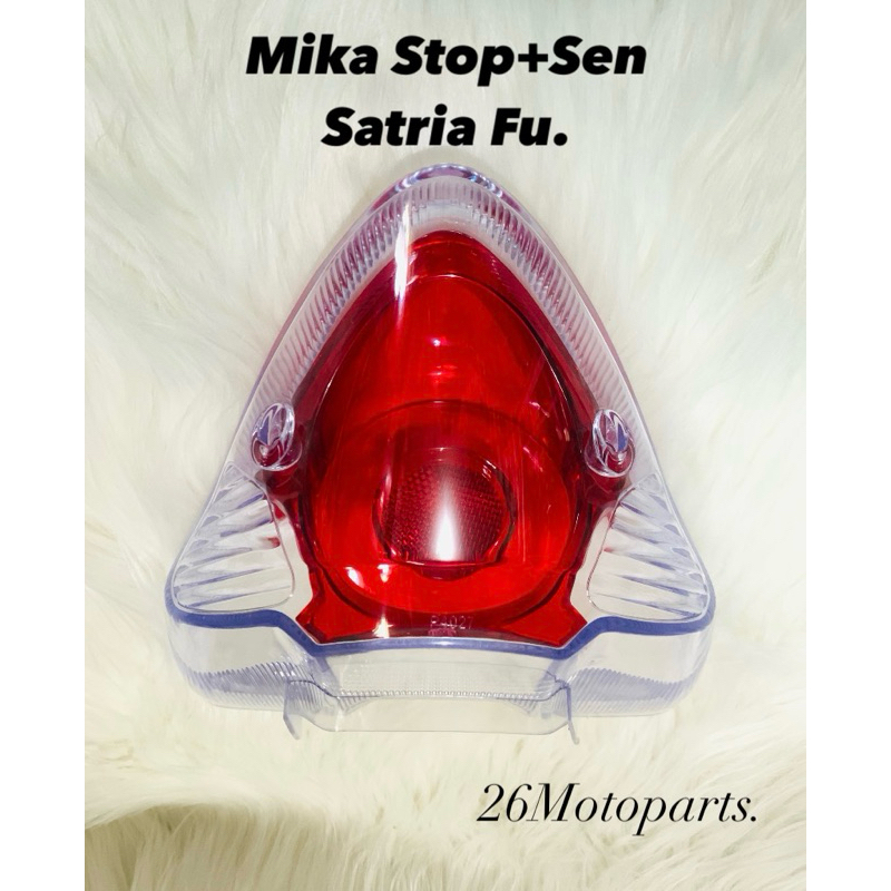 MIKA STOP+SEN SATRIA FU/MIKA LAMPU BELAKANG SATRIA FU/KACA LAMPU BELAKANG SATRIA KARBU