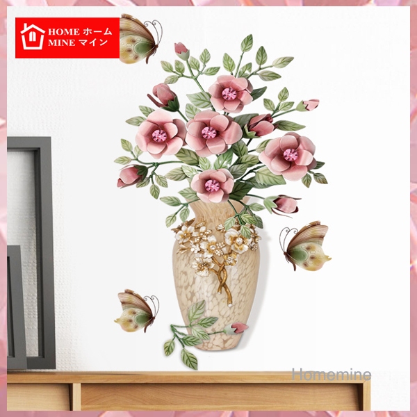 Homemine Stiker Dinding 3 dimensi Wall Sticker 3D Dekorasi Dinding