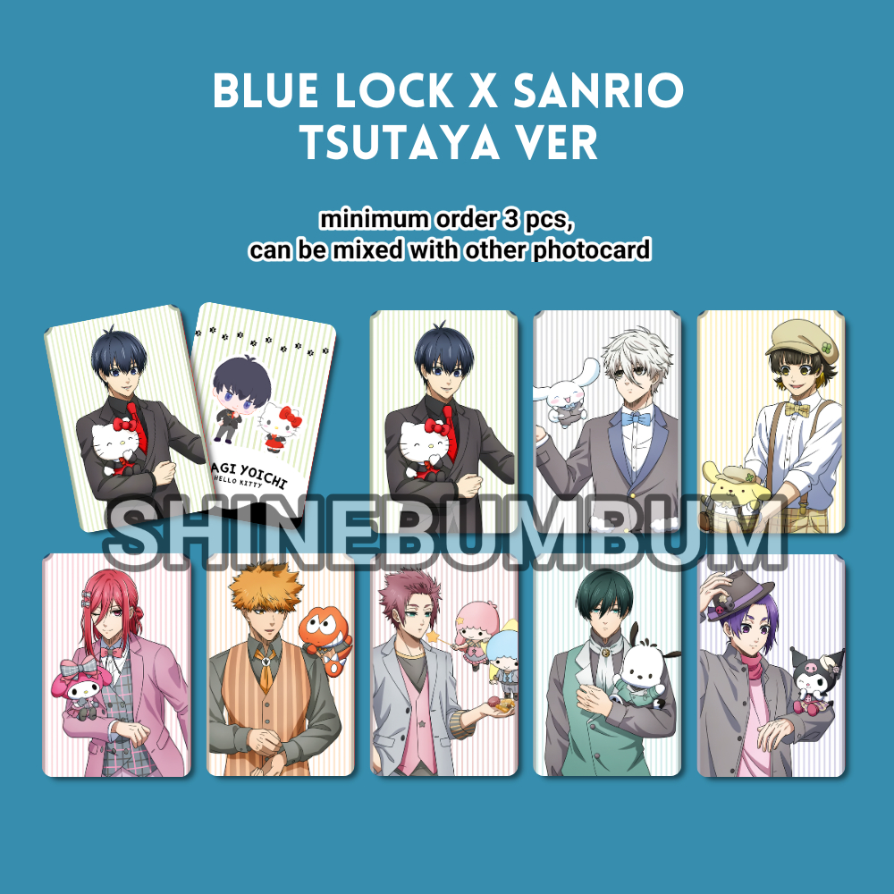 Photocard Blue Lock X Sanrio Ver 2 (Tsutaya ver)