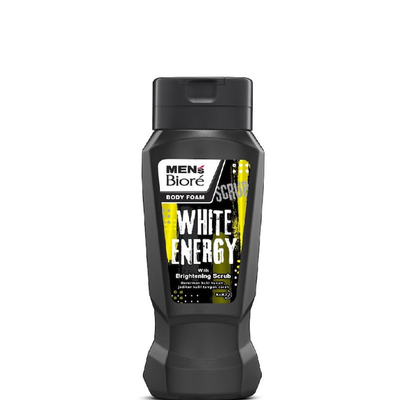 TerlarisMen's Biore Sabun Mandi Cair Untuk Pria White Energy Eksfoliasi Botol 250 ml - Sabun Cair Bo