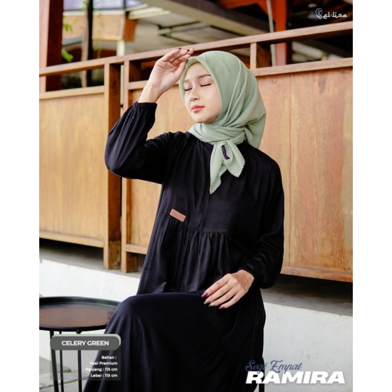 SEGIEMPAT POLOS PREMIUM RAMIRA SQUARE BY ELLISA HIJAB
