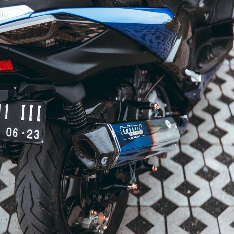 Knalpot Racing XMAX 250 CC Original Triton Exhaust type neuro tameng Bayar di tempat