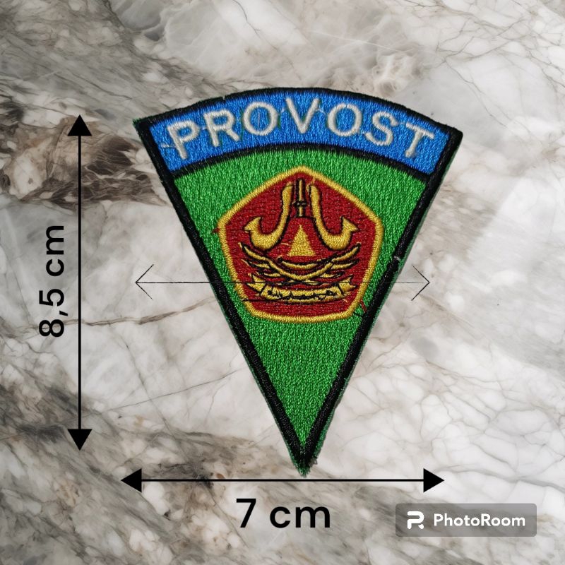 Badge,bet bordir timbul PROVOST BANSER terjun payung