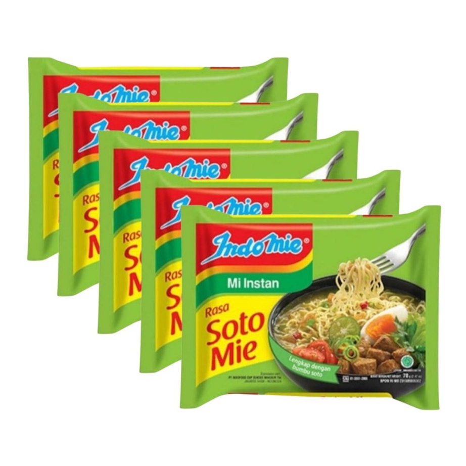 

modelTipe WCL094 Indomie Mie Instan Soto Mie 5 x 70 gr