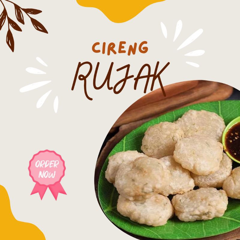 

Cireng bumbu rujak