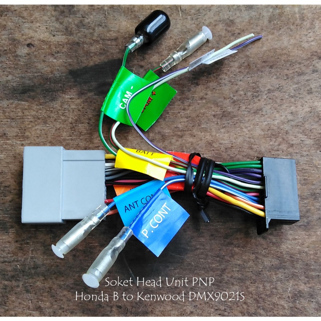 Soket Audio PnP Honda B Head Unit Kenwood DMX 9021S/ DMX9021S